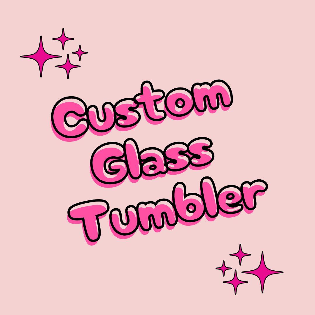 Custom Glass Tumbler - 16oz
