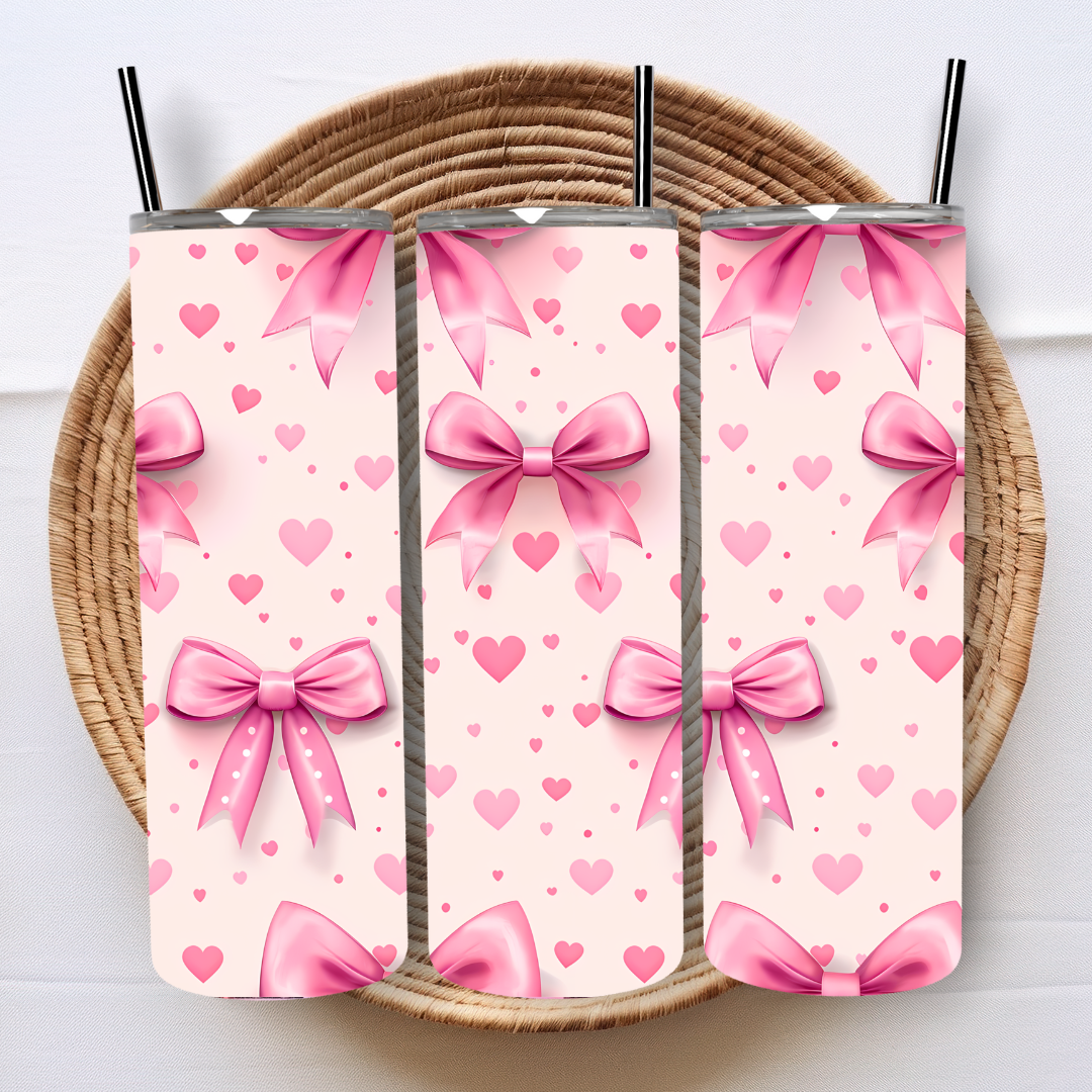 Pink Bow Babe 20oz Tumbler