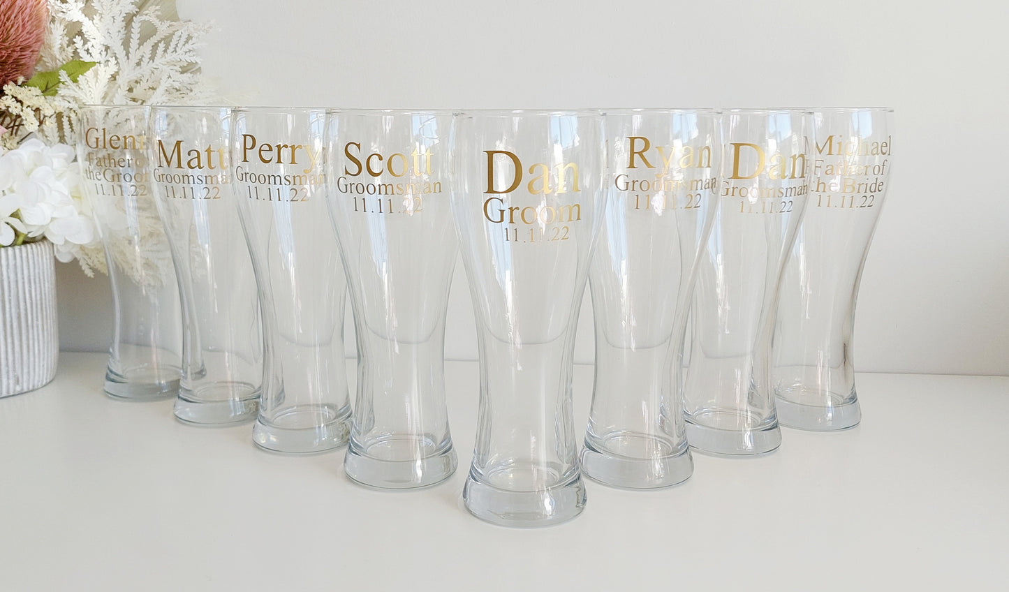 Personalised Beer Glasses