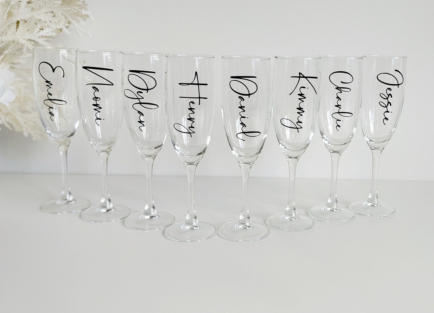 Personalised Champagne Flutes