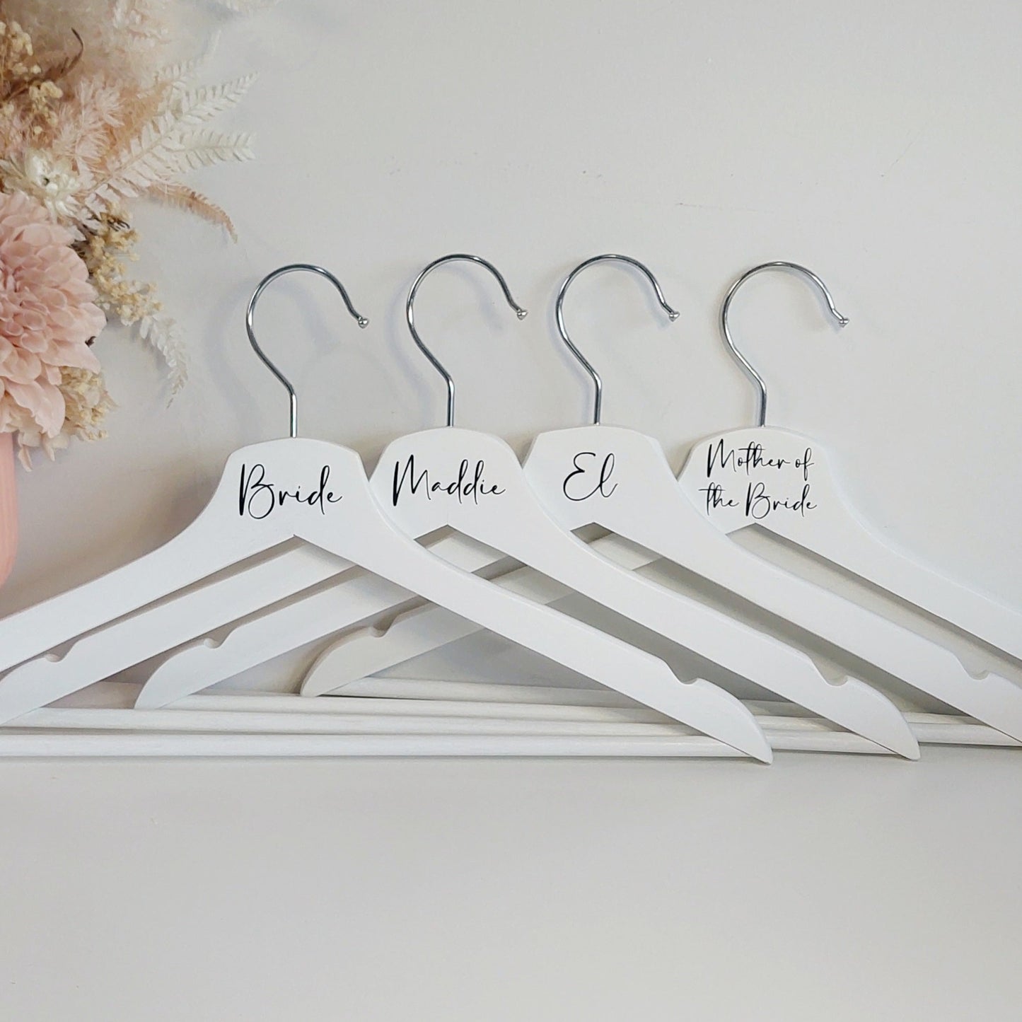 Personalised wedding Coat Hanger