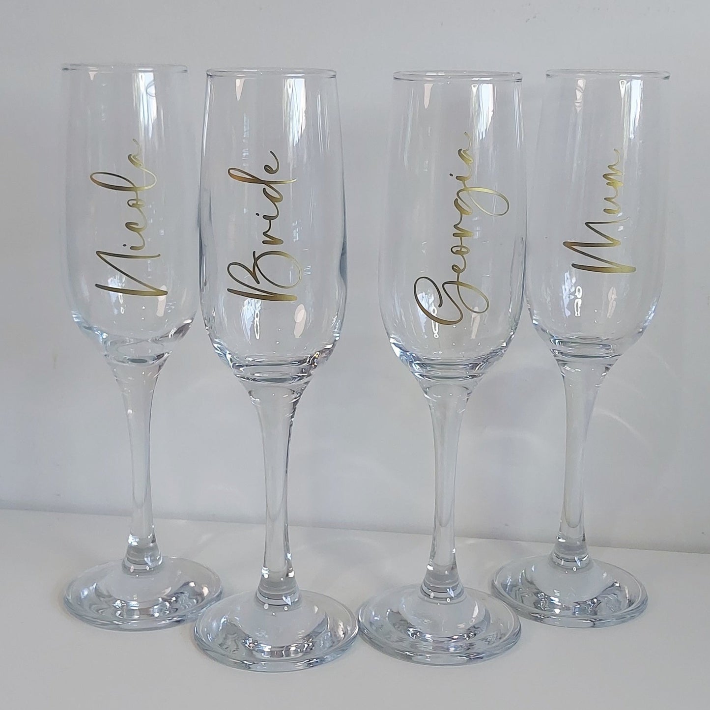 Personalised Champagne Flutes