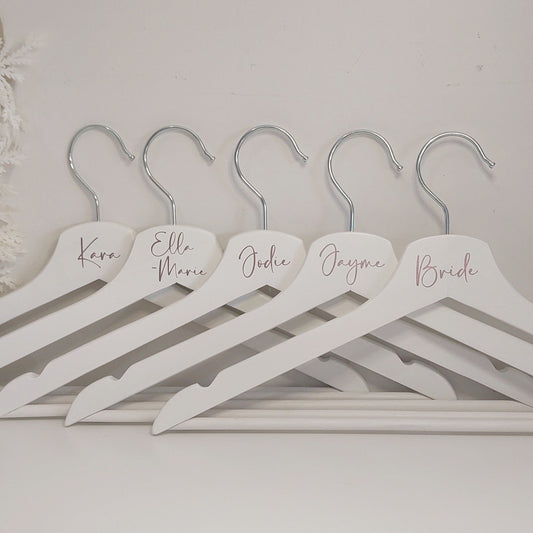 Personalised wedding Coat Hanger