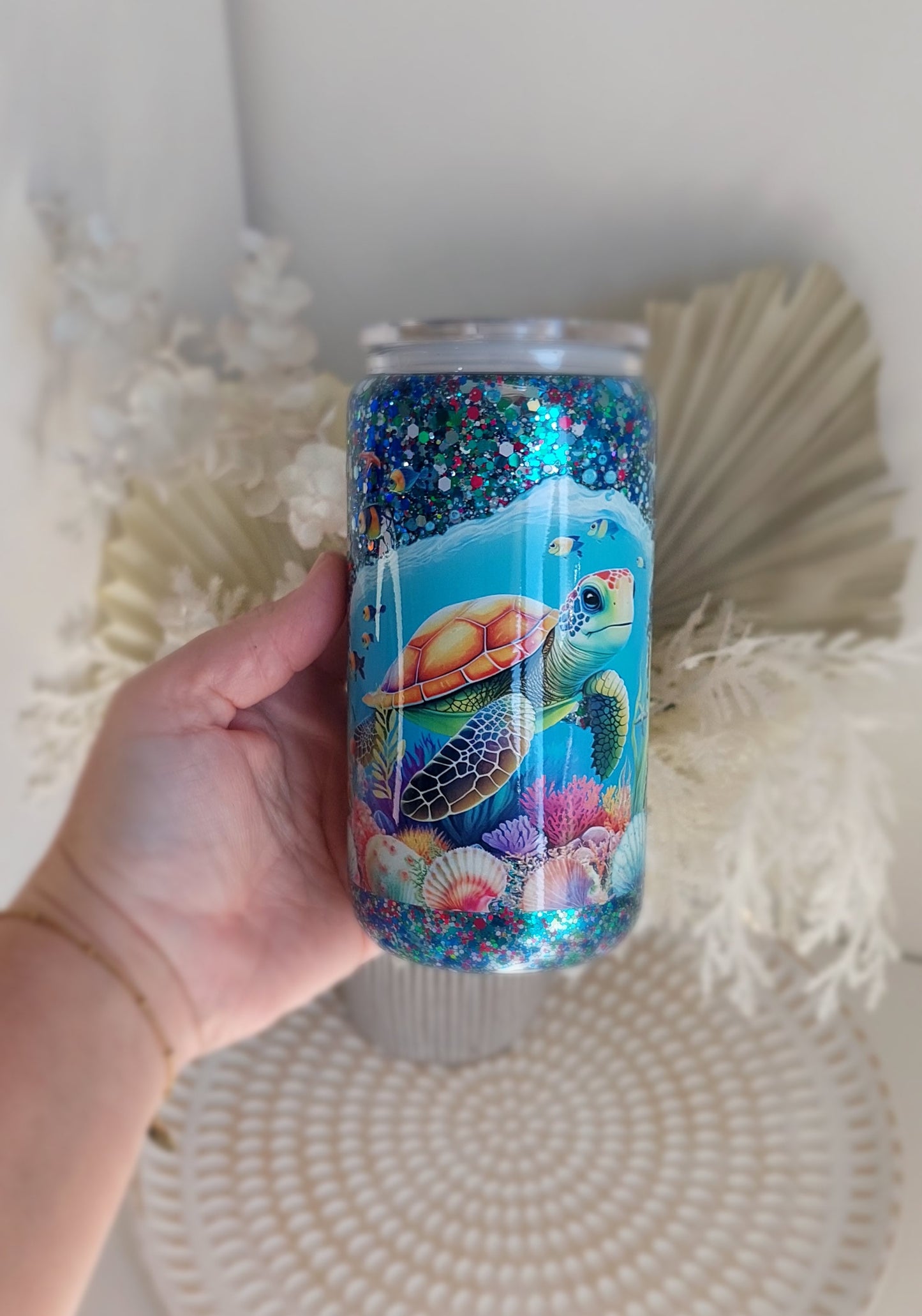 Ready Made Glass Snow Globe Tumbler