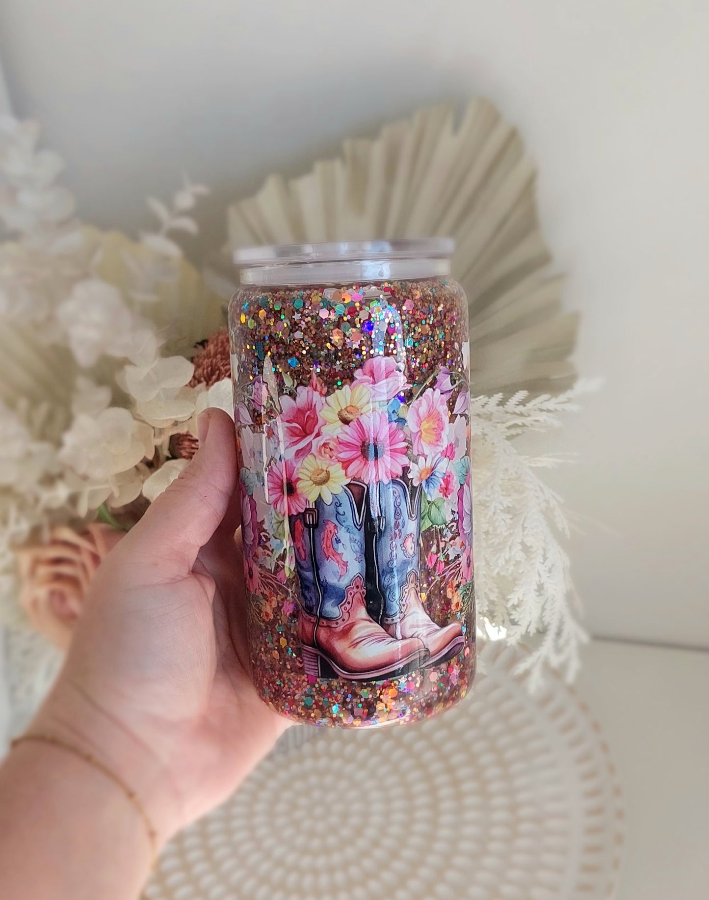 Ready Made Glass Snow Globe Tumbler