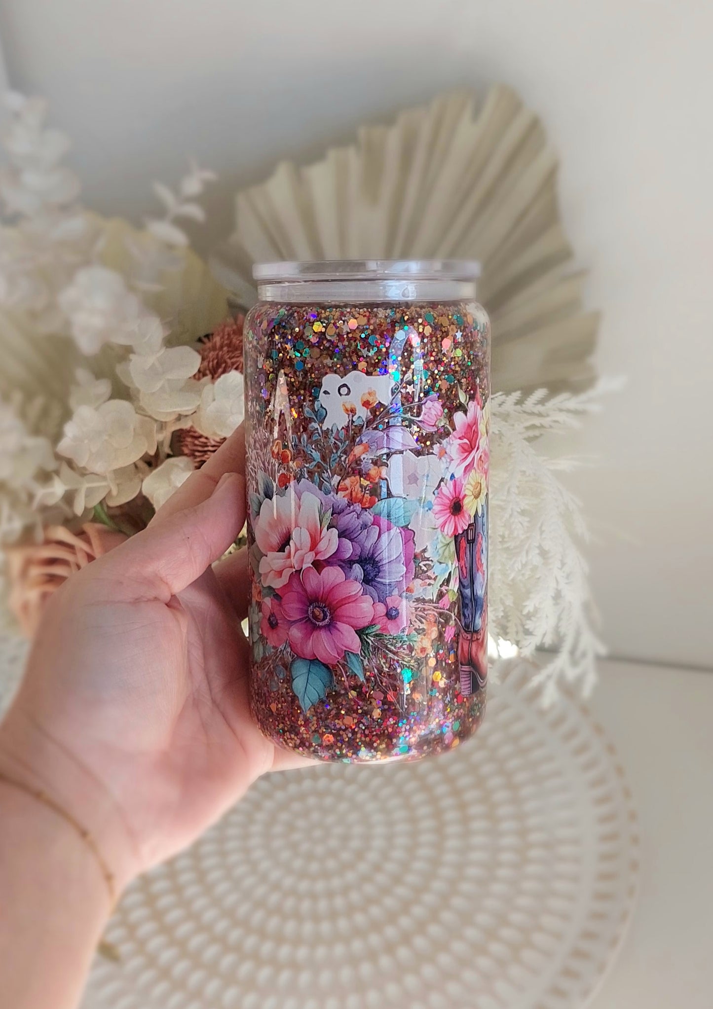 Ready Made Glass Snow Globe Tumbler