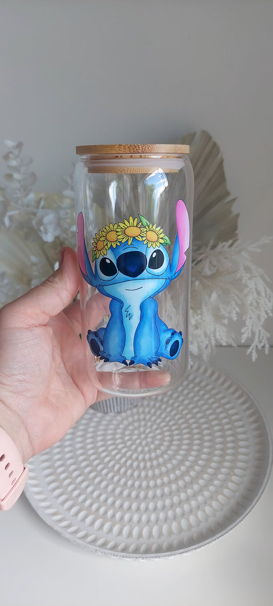 Floral Stitch Tumbler