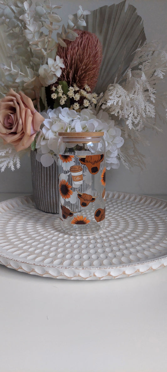 Highland Cow coffee Tumbler