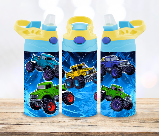 Monster Truck 12oz Insulated Drink Bottle