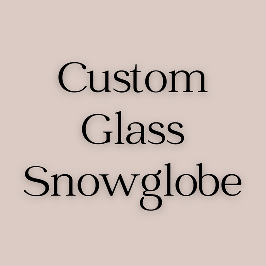 Custom Glass Snowglobe