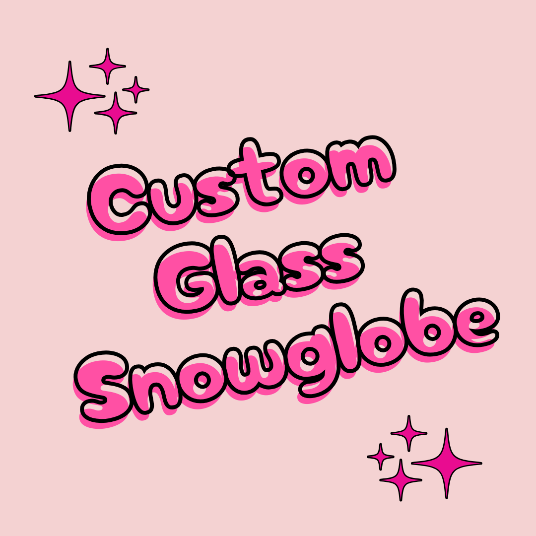 Custom Glass Snowglobe