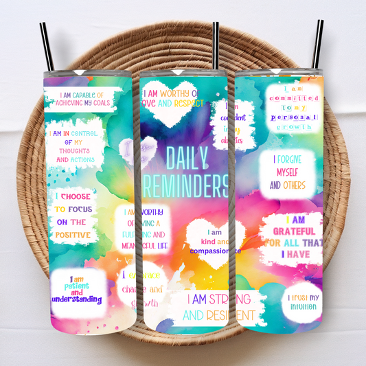 Daily Reminders 20oz Tumbler