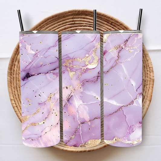 Purple Marble 20oz Tumbler