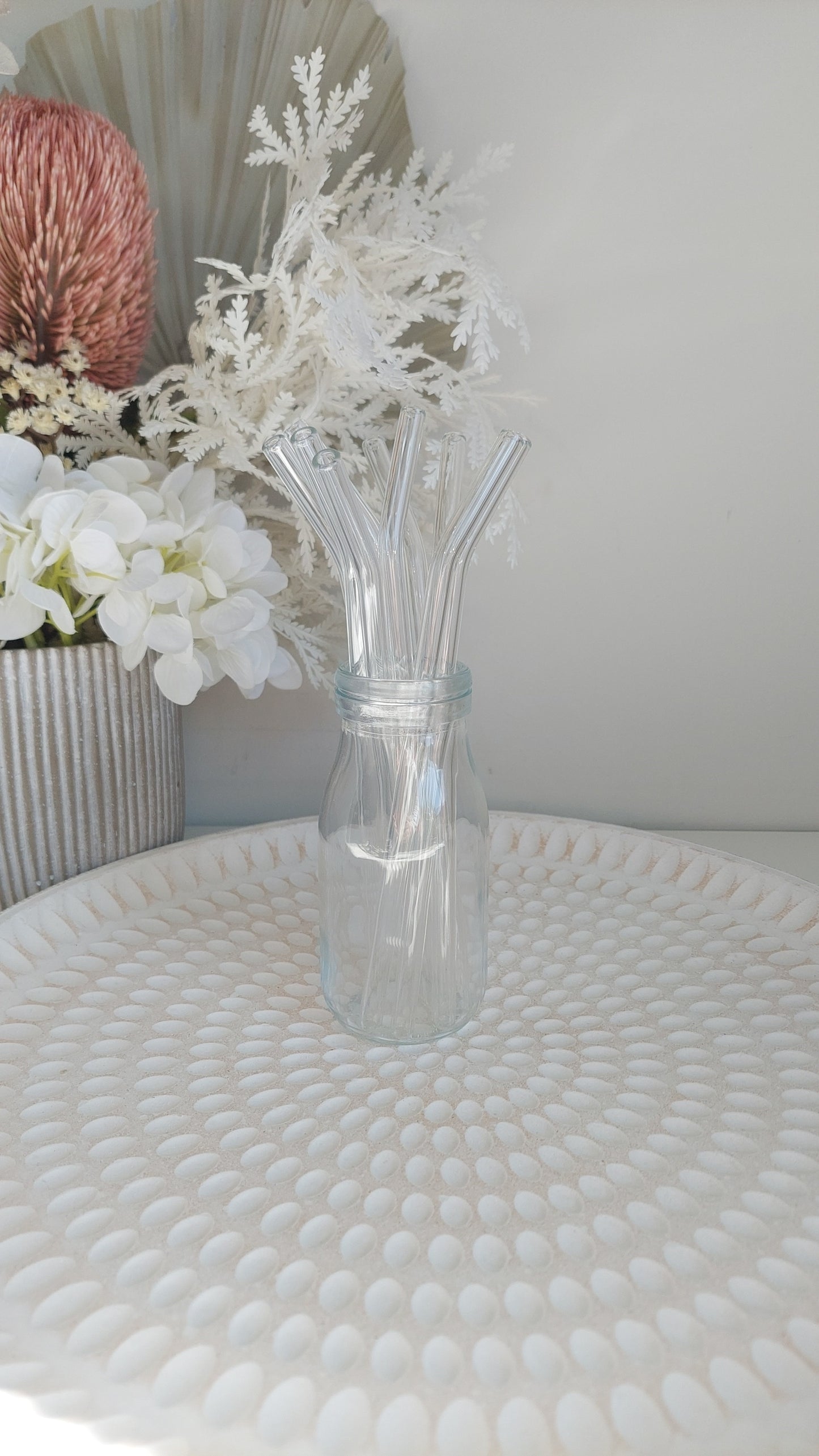 Curved Top Glass Straw