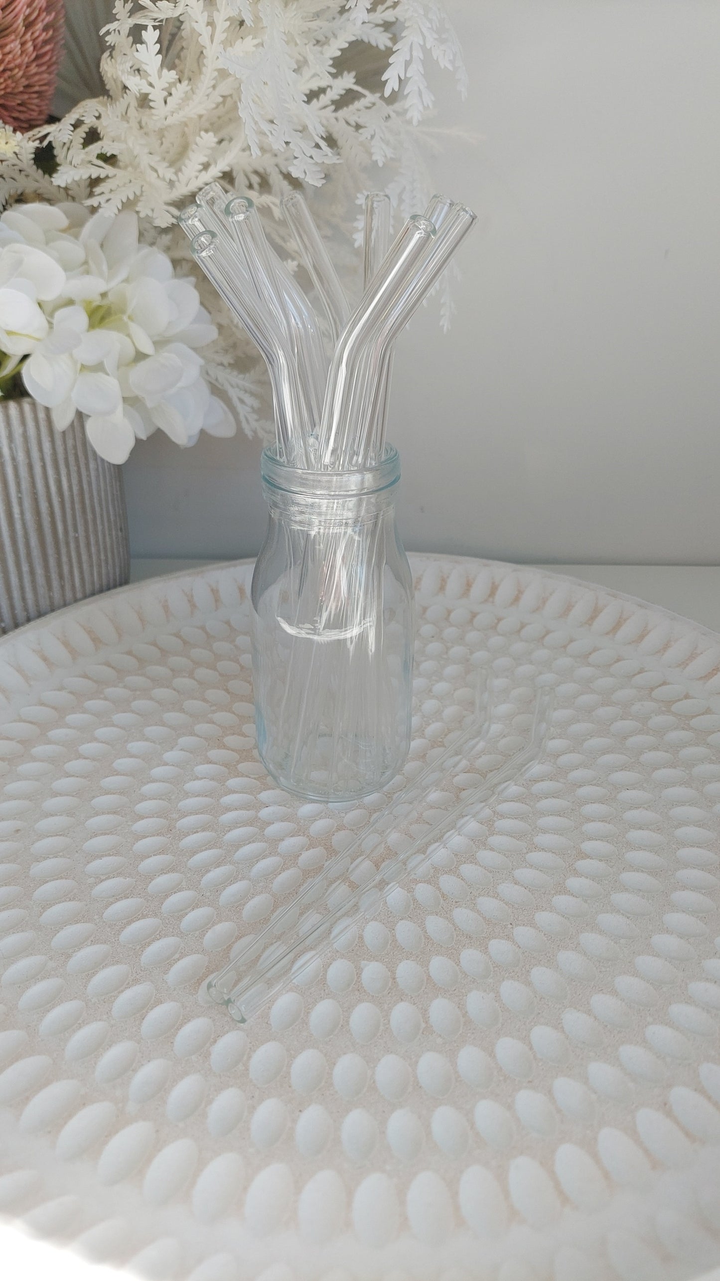 Curved Top Glass Straw