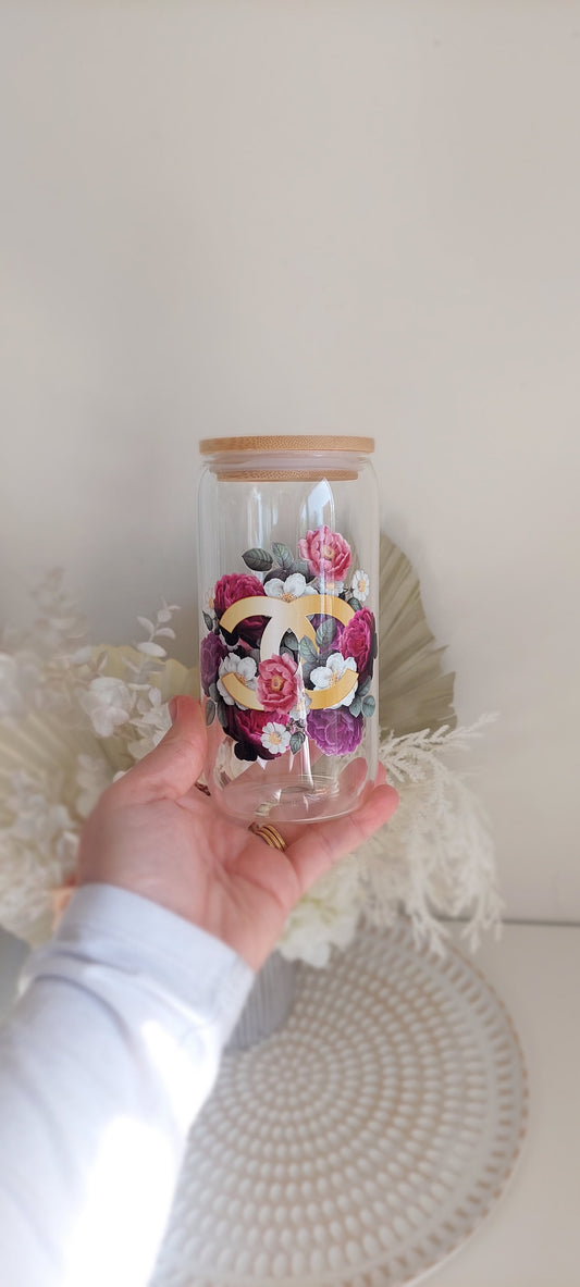 Floral Channel Tumbler