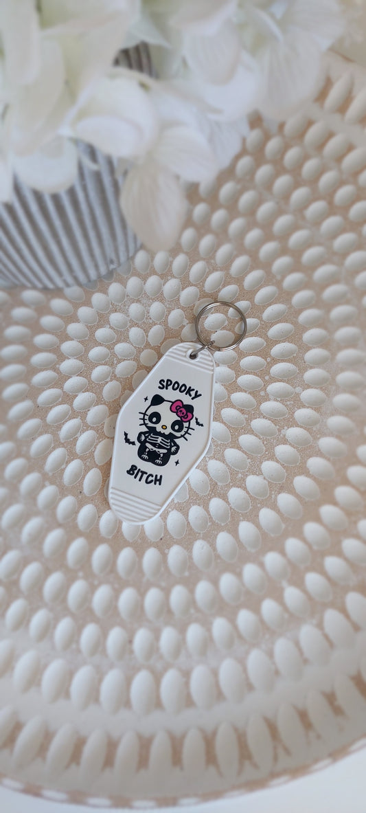 Spooky Hello Kitty - Motel Keychain