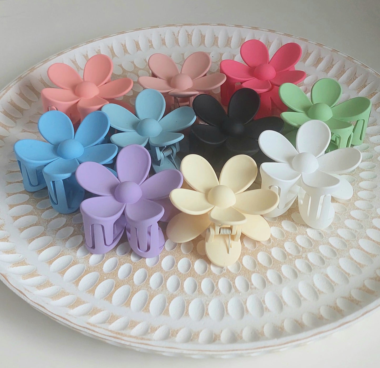 Flower Claw Clips