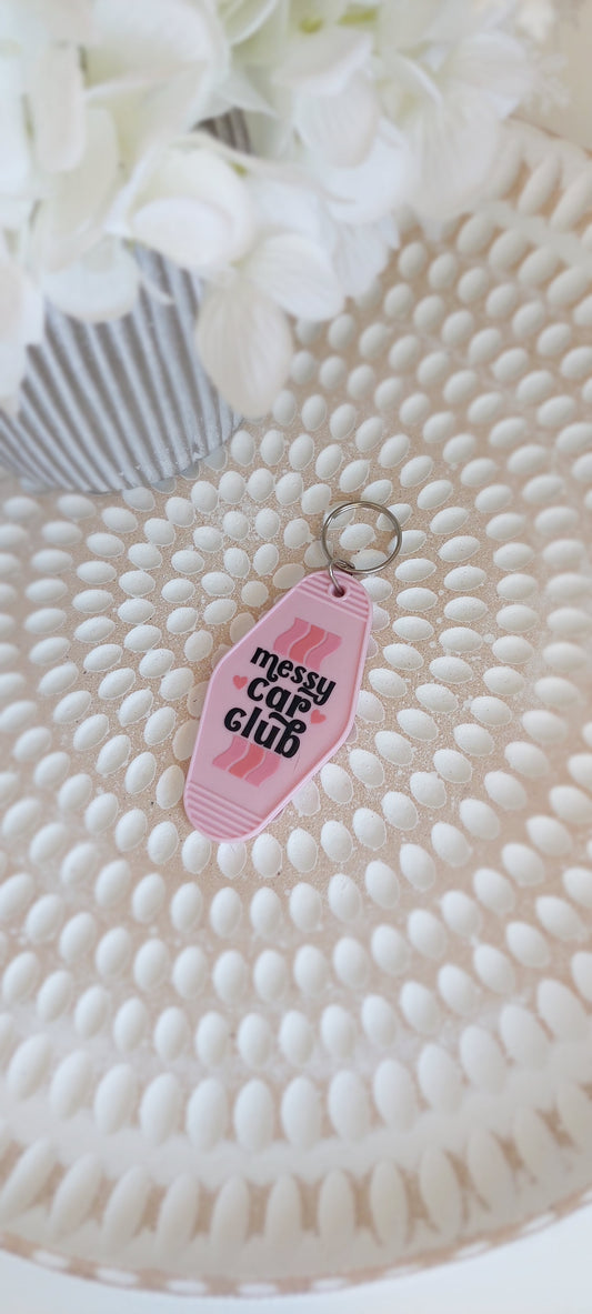 Messy Car Club - Motel Keychain