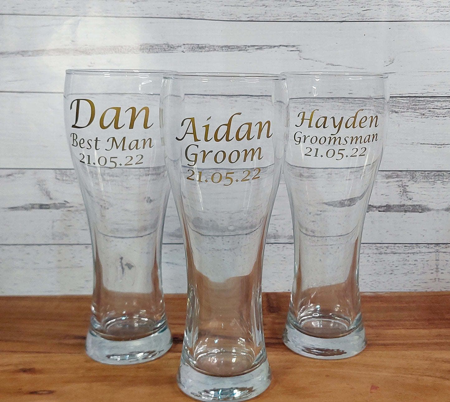 Personalised Beer Glasses