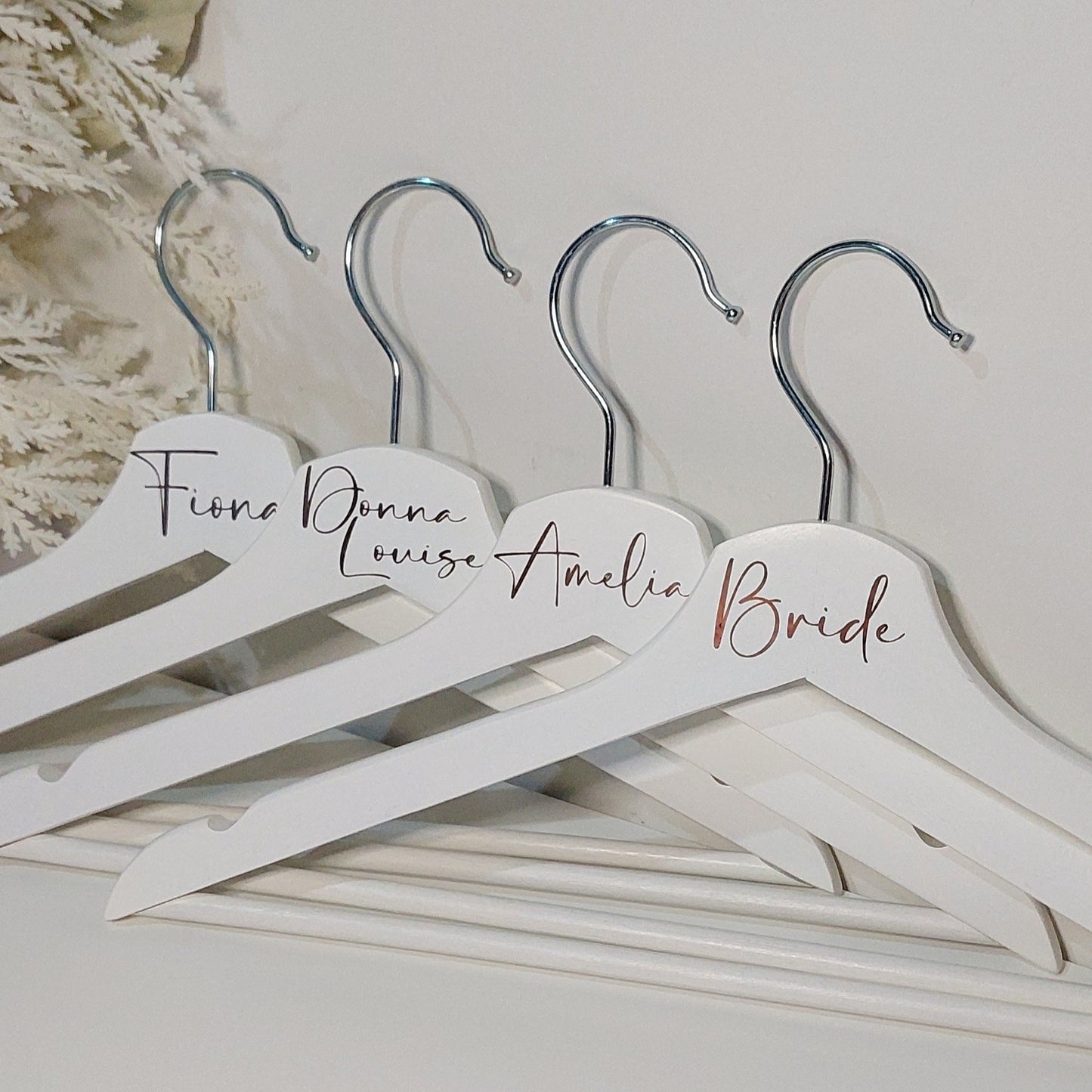 Personalised wedding Coat Hanger